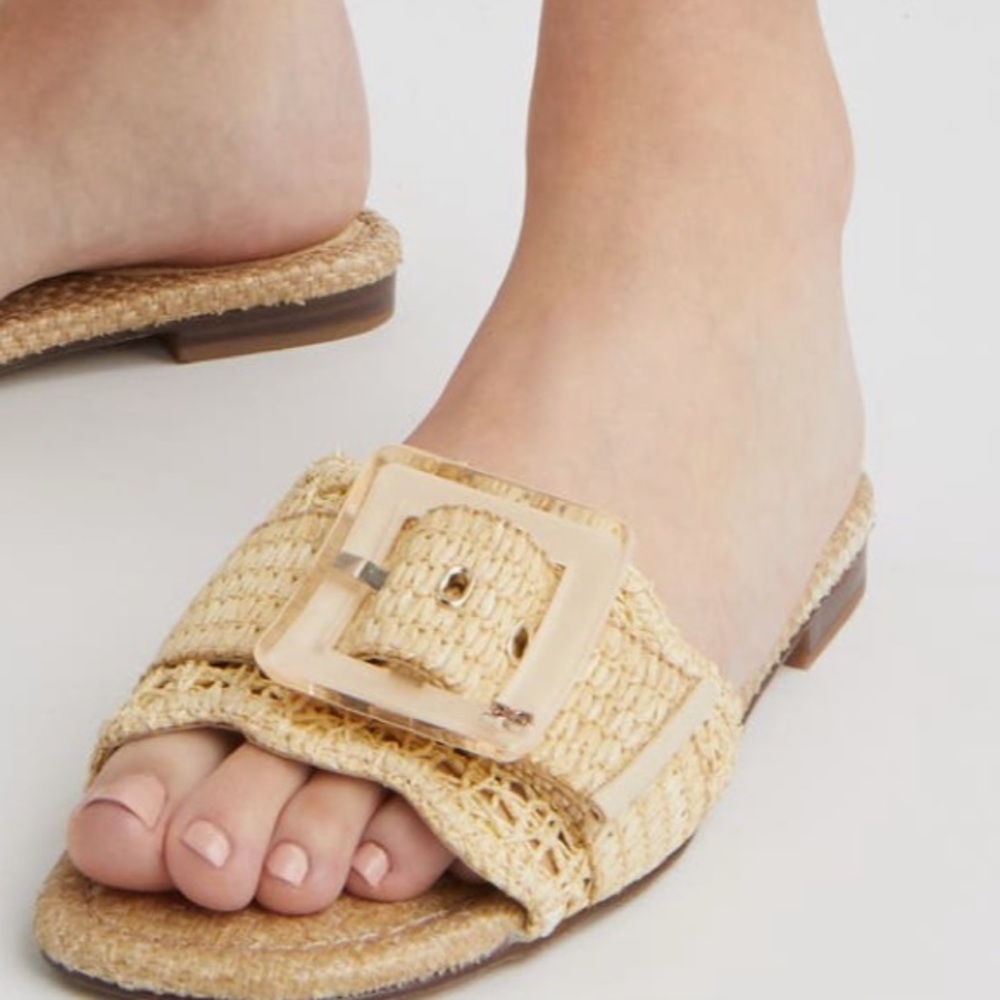 Sam Edelman Bambi Raffia Sandals